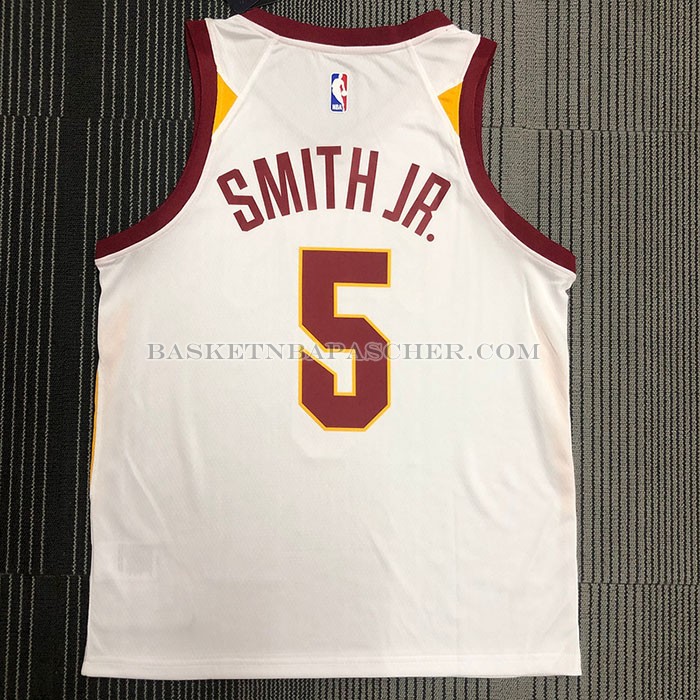 Maillot Cleveland Cavaliers Cavaliers Dennis Smith NO 5 Association 2017-18 Blanc